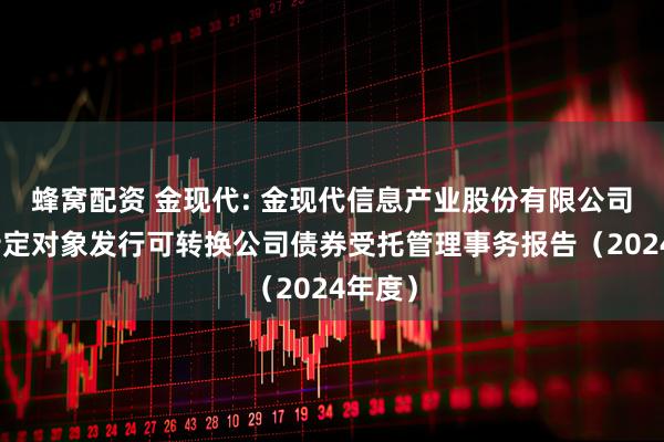 蜂窝配资 金现代: 金现代信息产业股份有限公司向不特定对象发行可转换公司债券受托管理事务报告(2024年度)